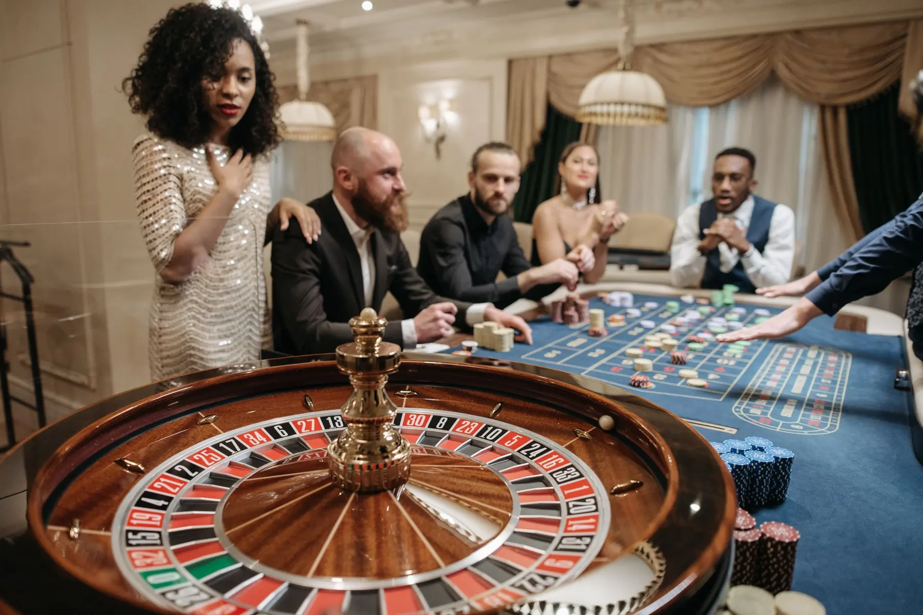 A physical casino in the heart of the resort
